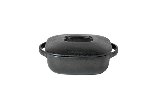  30cm vierkante schaal Boutique collection zwart carbon 