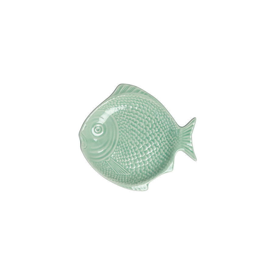 Gebaksbord Vis Rond 16 cm Lichtgroen