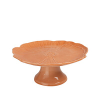 Poppy Cake Stand 28 cm Salmon