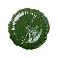 Taartplateau Papaver 28 cm Groen