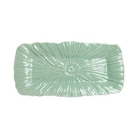 Cakeschaal Papaver 37,5 cm Lichtgroen