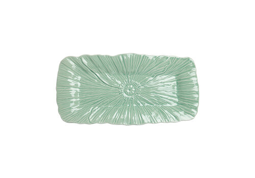  Cakeschaal Papaver 37,5 cm Lichtgroen 