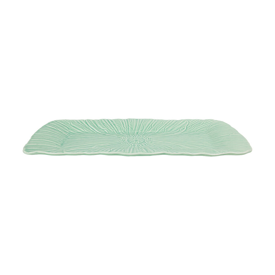 Cakeschaal Papaver 37,5 cm Lichtgroen