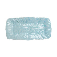 Cakeschaal Papaver 37,5 cm Lichtblauw