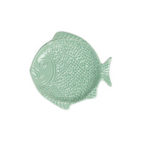 Fish Breakfast Plate 23 cm Light Green