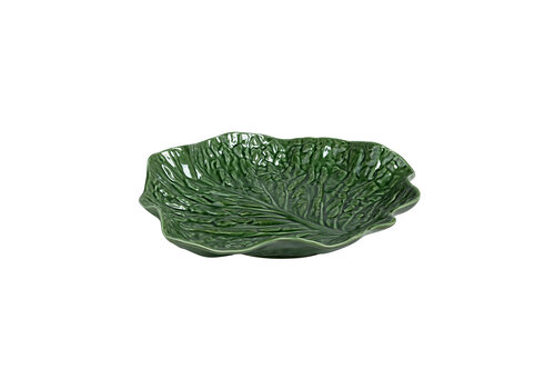 Medium Shallow Lettuce Leaf Bowl 28 x 30 cm Green   Medium Shallow Lettuce Leaf Bowl 28 x 30 cm Green