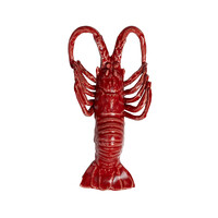 Kreeft 29 cm Rood