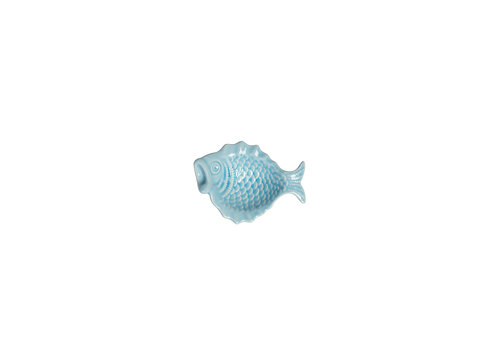 Fish Dip Dish 12 cm Light Blue   Fish Dip Dish 12 cm Light Blue