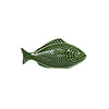 Oval Fish Plate 17 cm Green