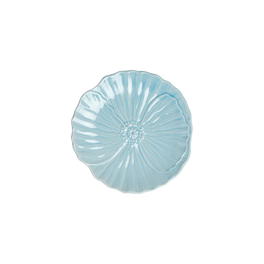 Poppy Cake Plate 15 cm Light Blue