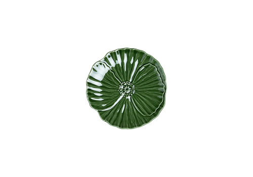  Gebaksbord Papaver 15 cm Groen 