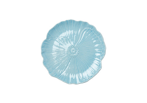  Ontbijtbord Papaver 20 cm Lichtblauw 