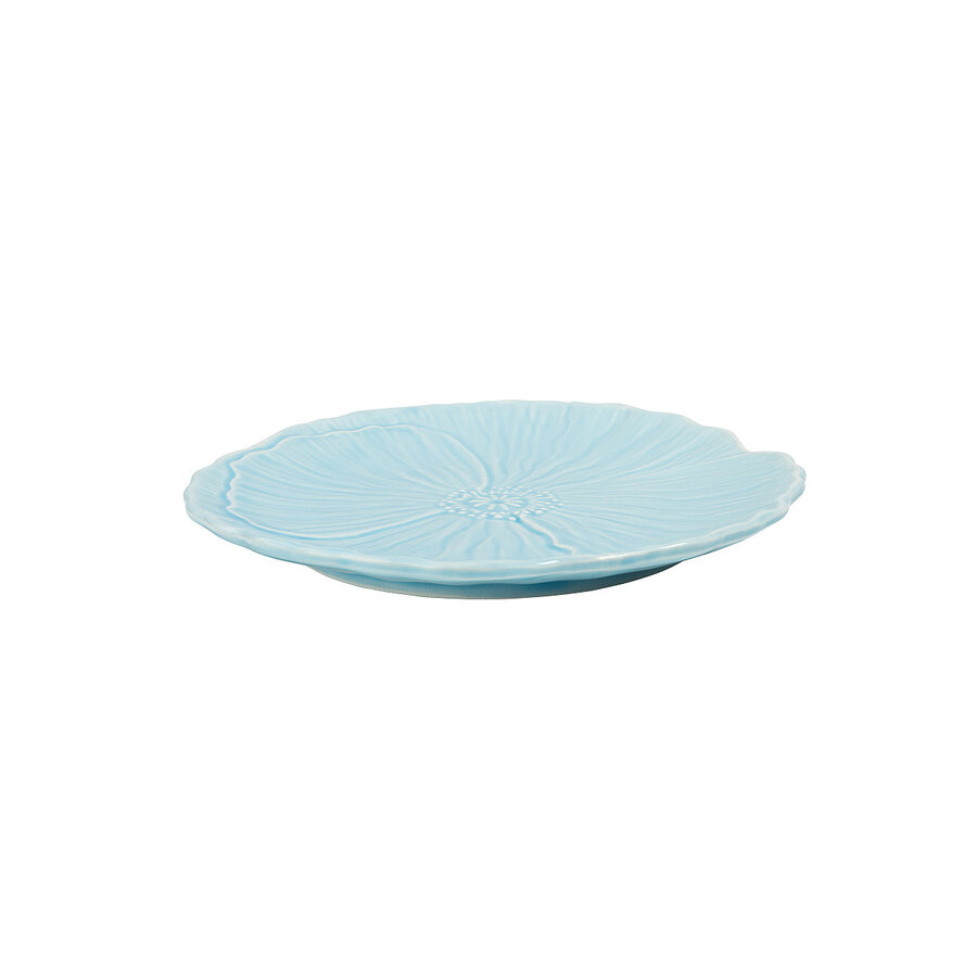 Ontbijtbord Papaver 20 cm Lichtblauw