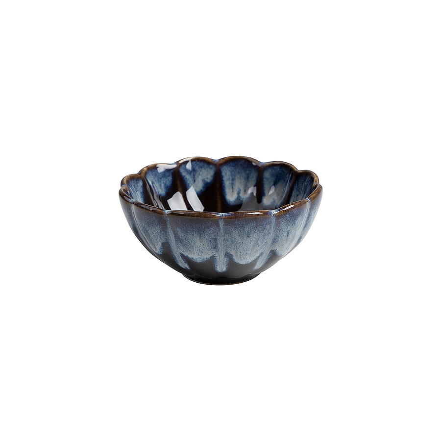 Bloem kommetje mini donkerblauw Pedra