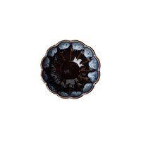 Bloem kommetje mini donkerblauw Pedra