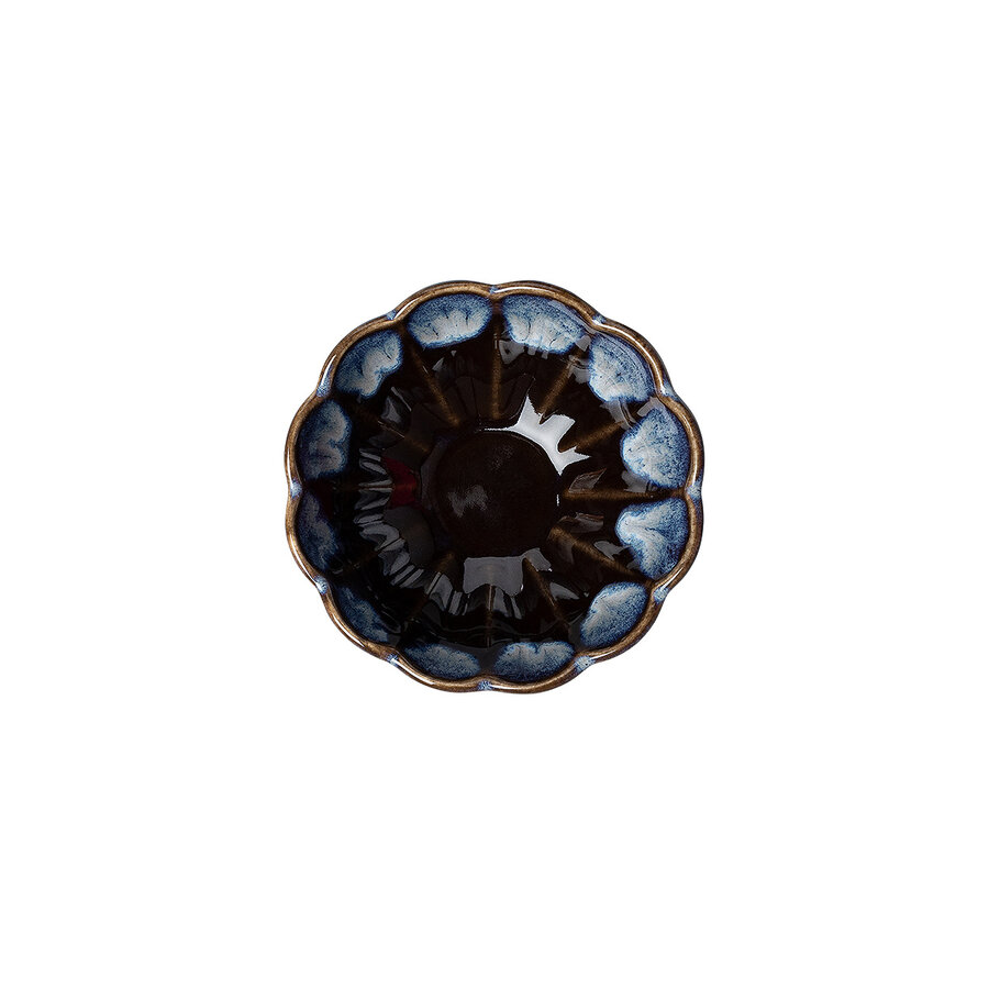 Bloem kommetje mini donkerblauw Pedra