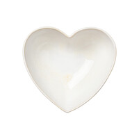 Heart Bowl 14 cm Pedra White