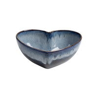 Kom Hart Medium Donkerblauw Pedra