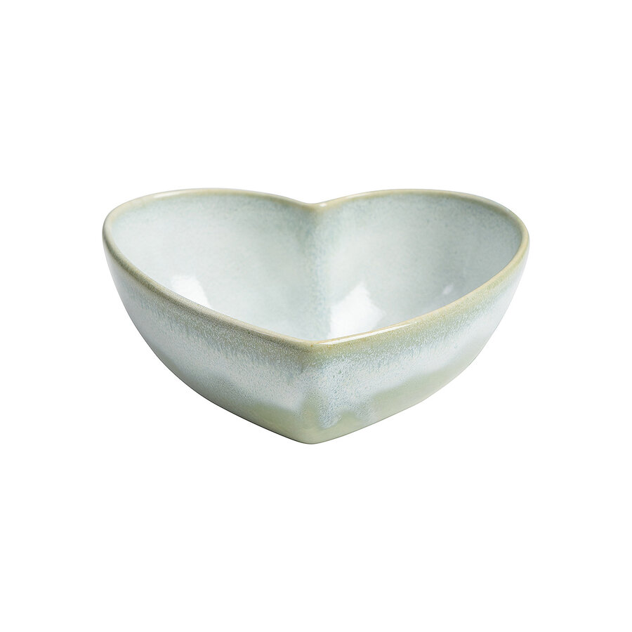 Kom Hart Medium Groen Pedra
