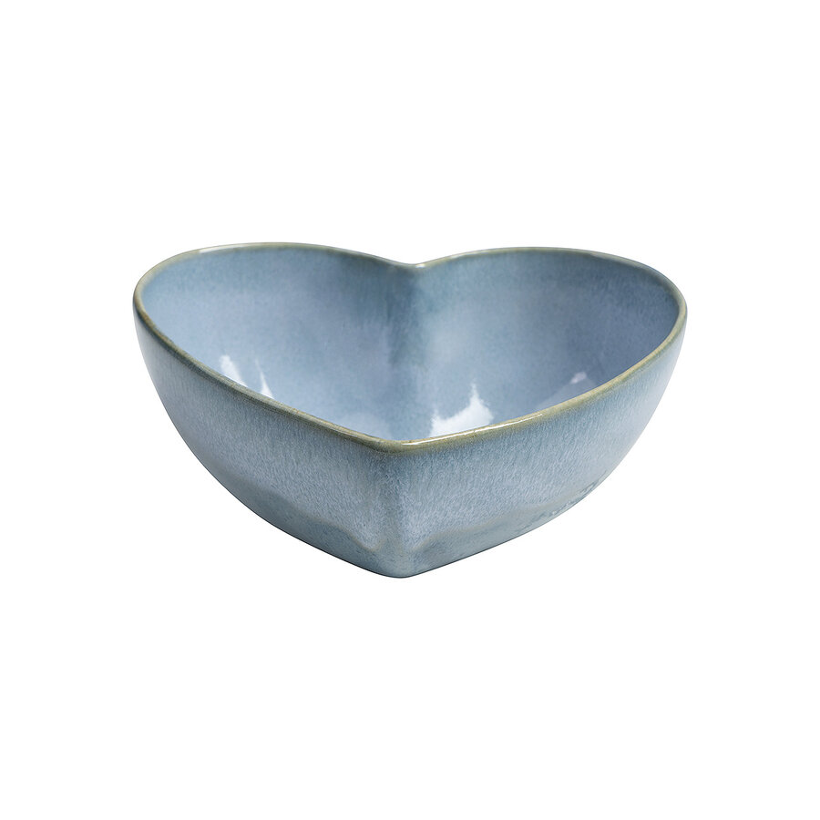 Kom Hart Medium Lichtblauw Pedra