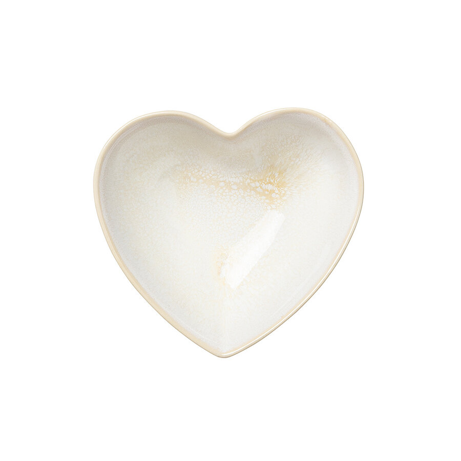 Heart Bowl 11 cm Pedra White