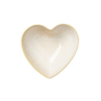Heart Bowl 11 cm Pedra Yellow