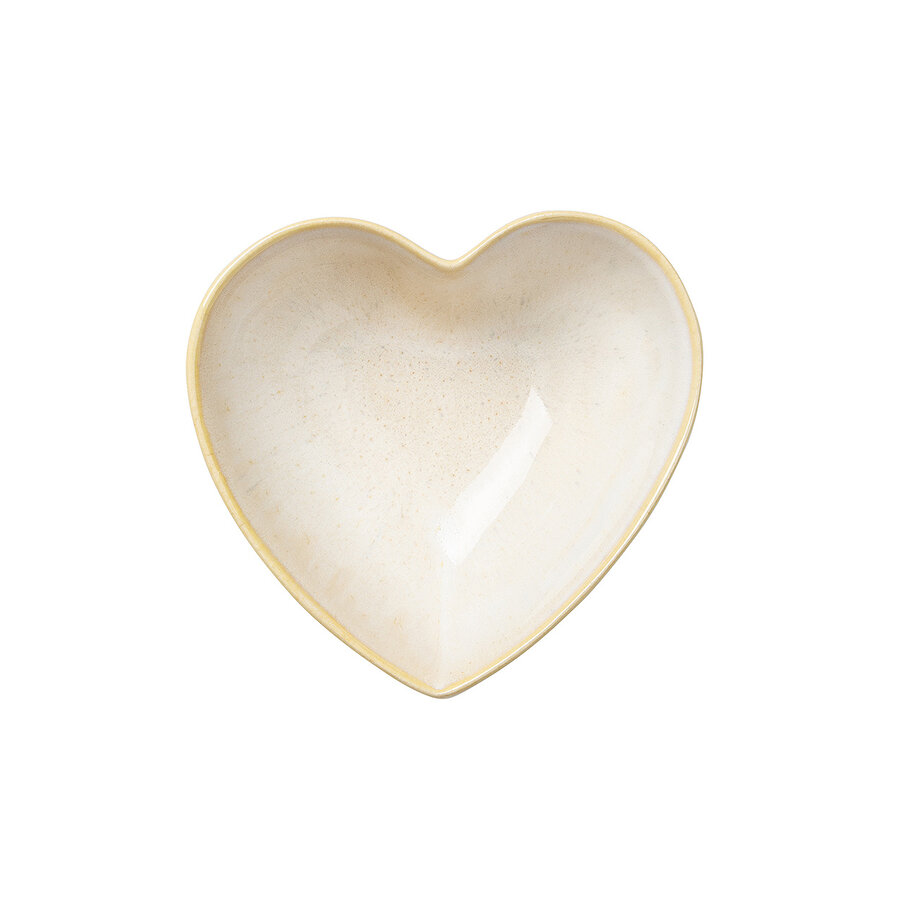 Heart Bowl 11 cm Pedra Yellow
