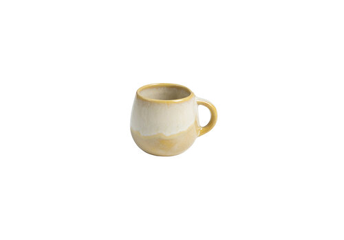  Espresso Kopje Met Oor Geel Pedra 