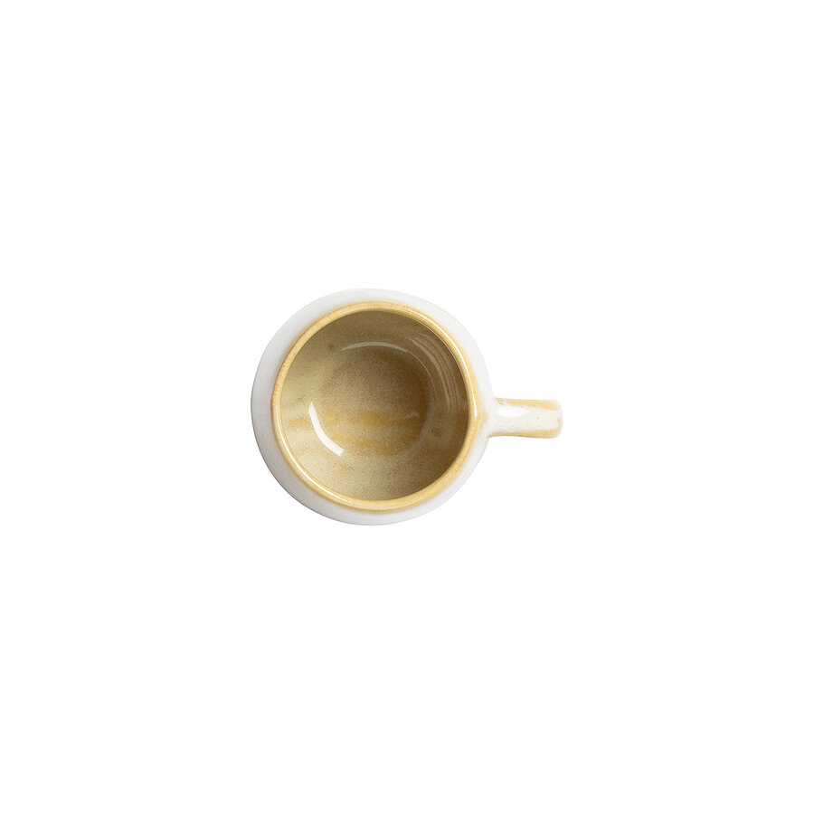 Espresso Kopje Met Oor Geel Pedra