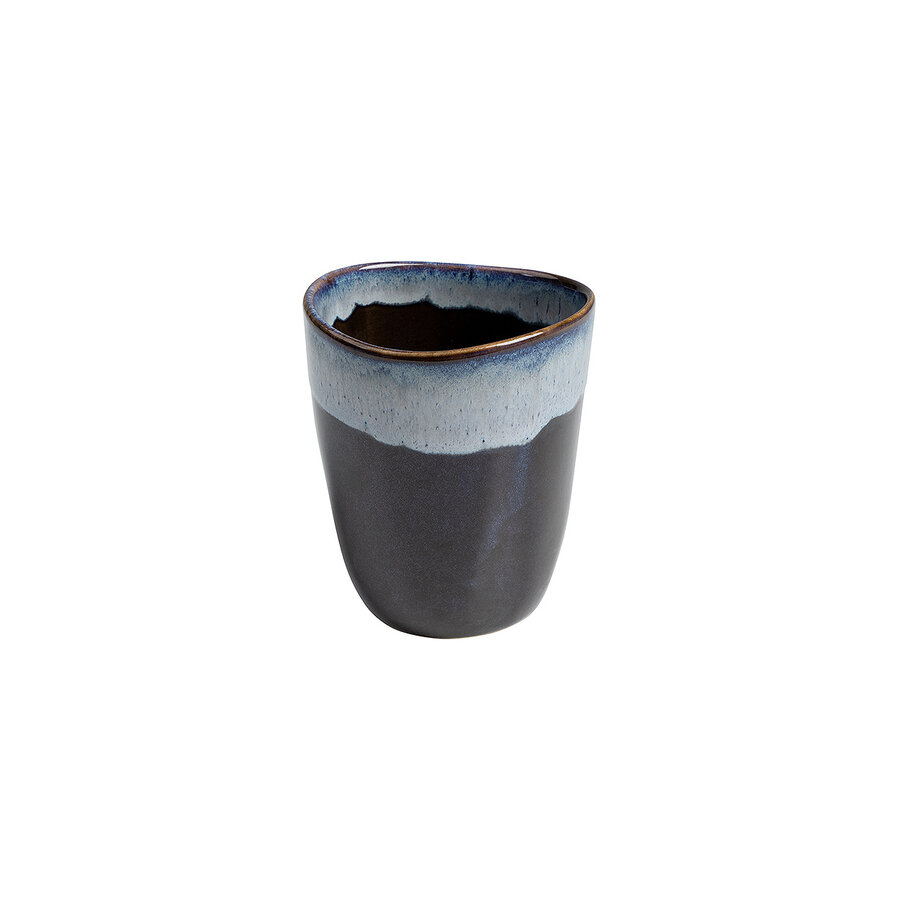 Organisch Cappuccino Kopje Donkerblauw Pedra