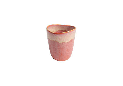  Organic-shaped Cappuccino Cup Pedra Pink 