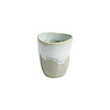 Organic-shaped Cappuccino Cup Pedra Green