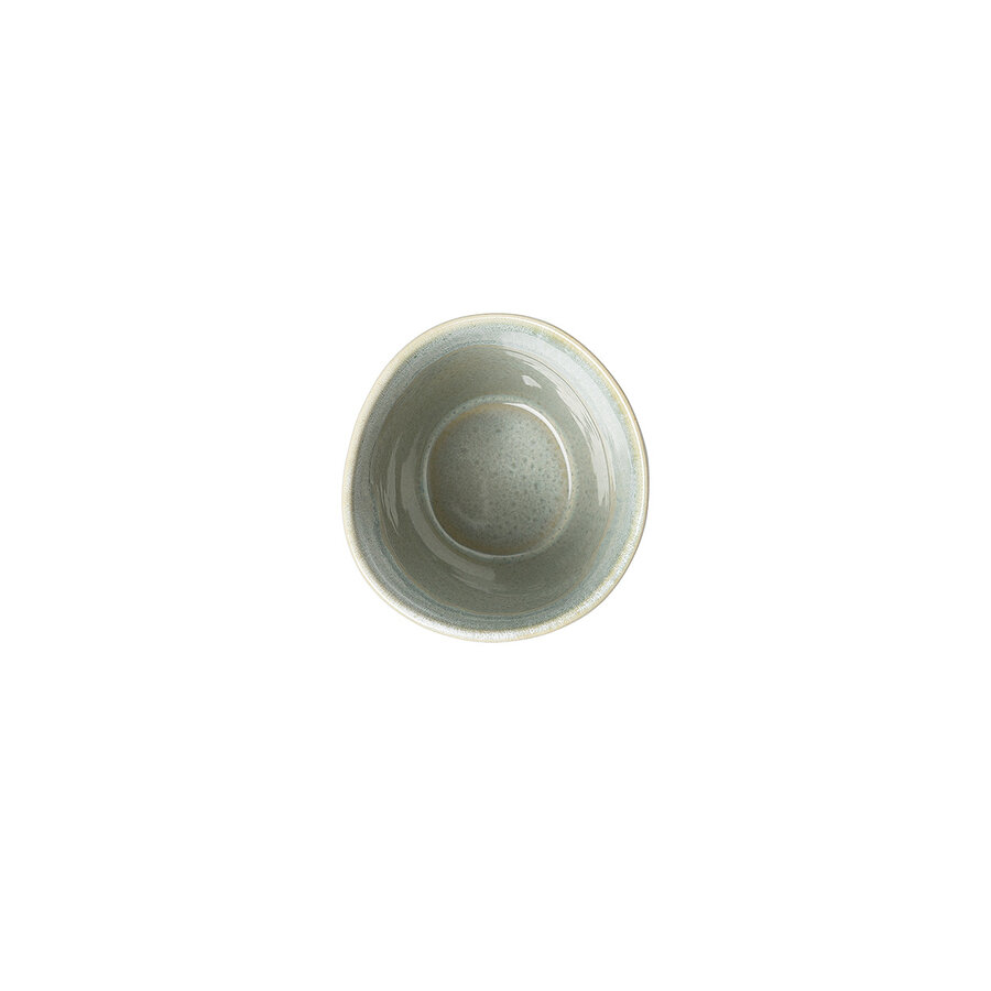 Organic-shaped Cappuccino Cup Pedra Green