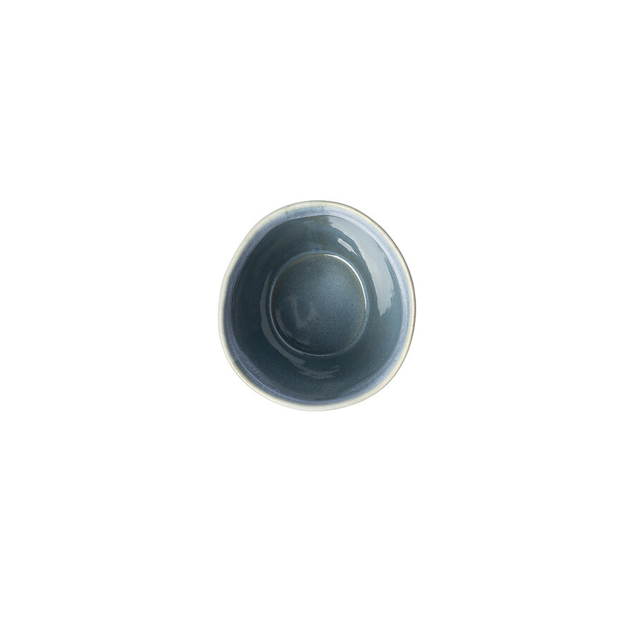 Organic-shaped Cappuccino Cup Pedra Light Blue