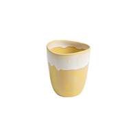 Organisch Cappuccino Kopje Geel Pedra