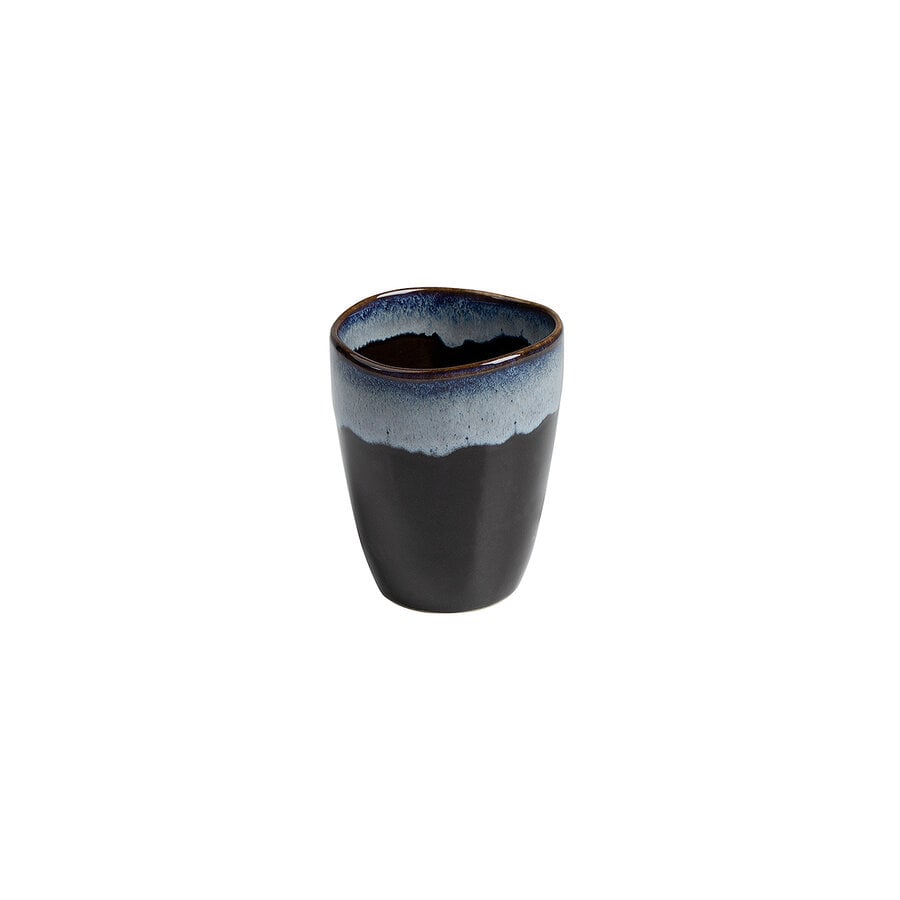 Organic-shaped Coffee Cup Pedra Dark Blue