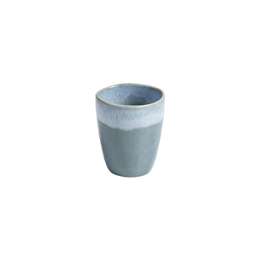 Organic-shaped Coffee Cup Pedra Light Blue