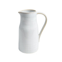 Medium Pitcher Pedra White