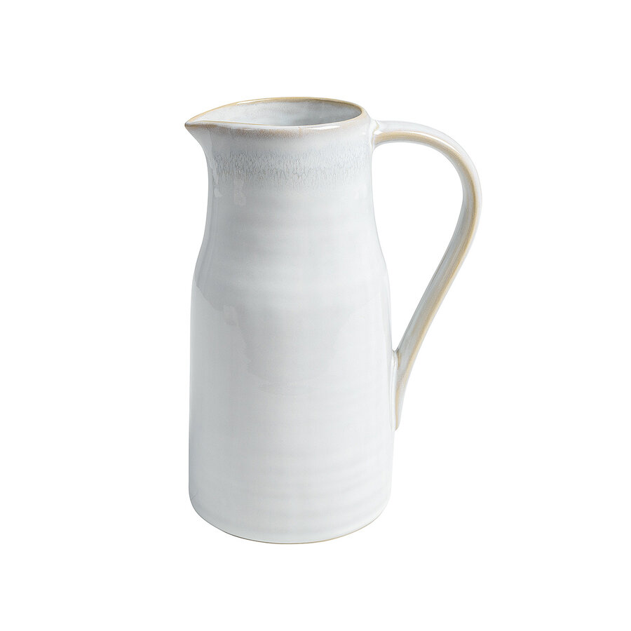 Medium Pitcher Pedra White