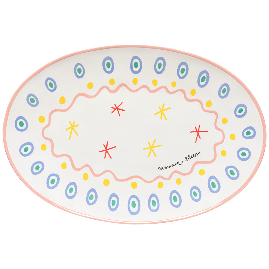 Oval Platter 45 cm Summer Bliss