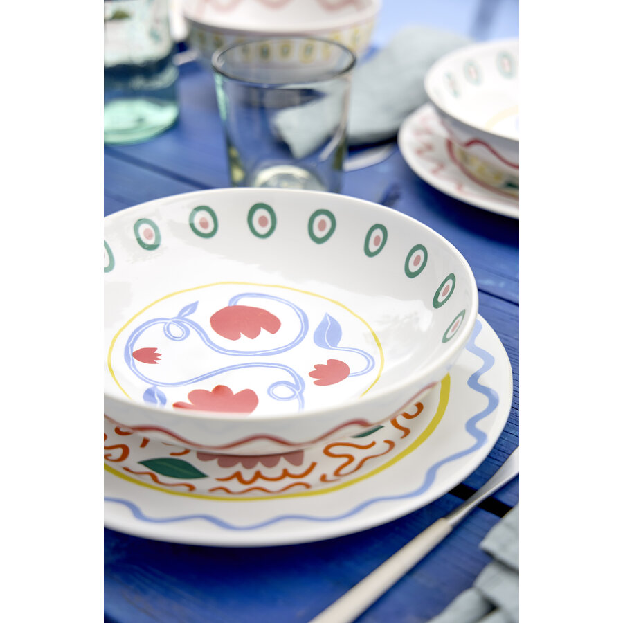 Deep Plate 23 cm Summer Bliss Tulip
