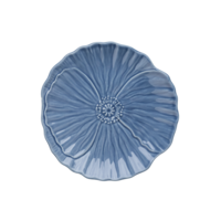 Poppy Cake Plate 15 cm Denim