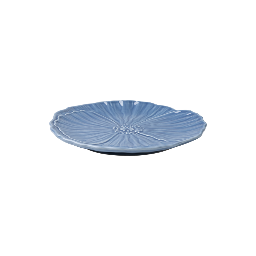 Poppy Cake Plate 15 cm Denim