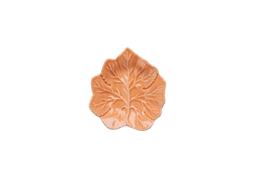 Small Grape Leaf Dish 14,5 cm Salmon   Small Grape Leaf Dish 14,5 cm Salmon
