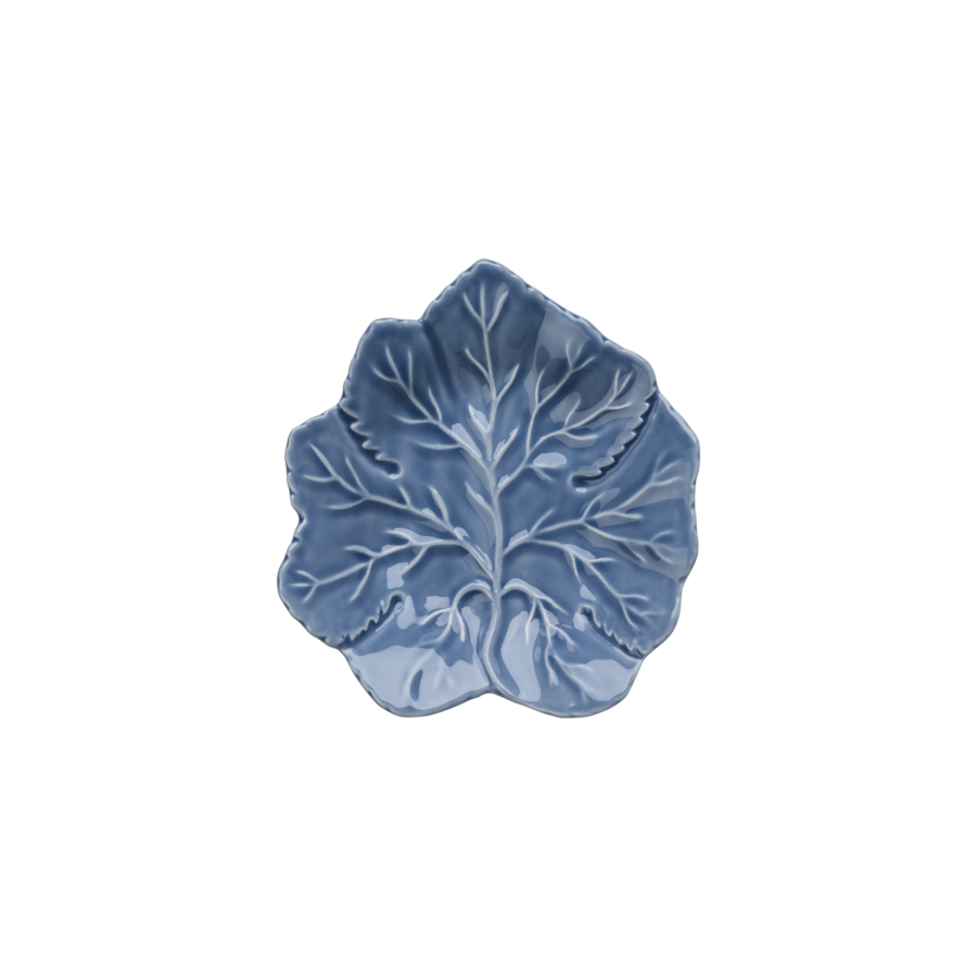 Small Grape Leaf Dish 14,5 cm Denim