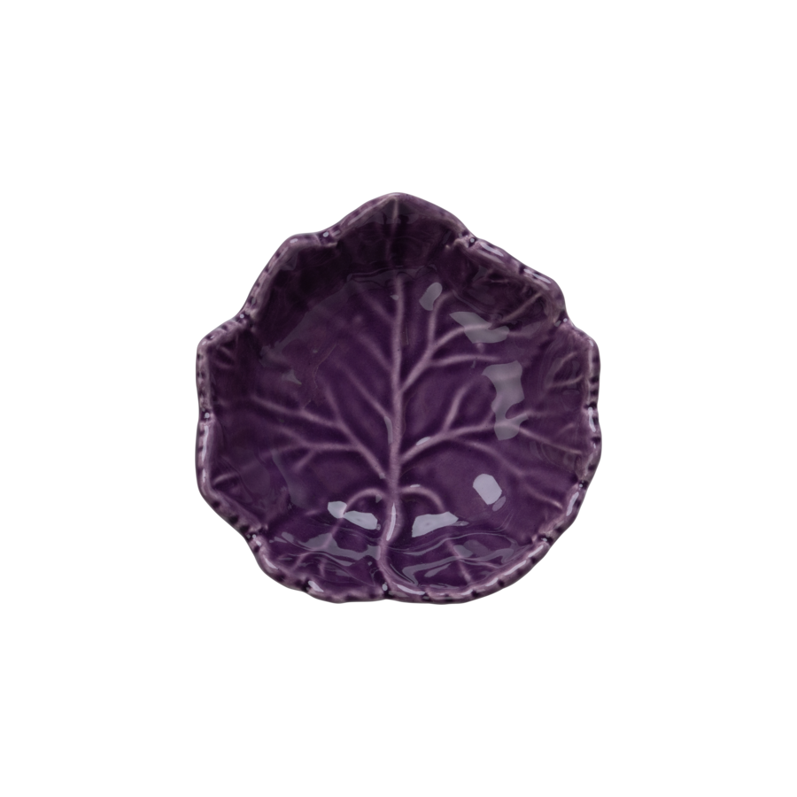 Grape Leaf Bowl 12 cm Purple