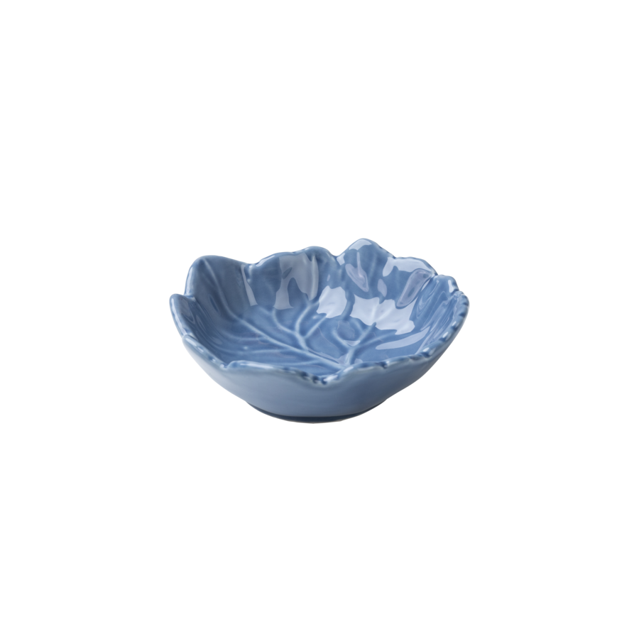 Grape Leaf Bowl 12 cm Denim