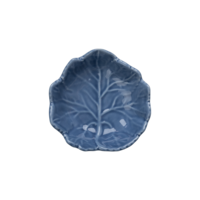 Grape Leaf Bowl 12 cm Denim