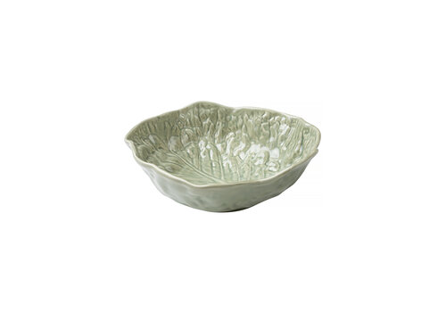Medium Deep Lettuce Leaf Bowl 25 x 23 cm Moss Green   Medium Deep Lettuce Leaf Bowl 25 x 23 cm Moss Green
