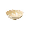 Medium Deep Lettuce Leaf Bowl 25 x 23 cm Beige